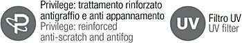 7500020504 AIRTEC Occhiali per protezzione sul lavoro PEGASO OMNIS con lenti trattate PRIVILEGE, protezione contro le particelle ad alta velocità a temperature estreme