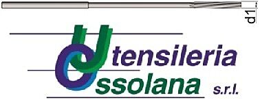 230-R UTENSILERIA OSSOLANA Alesatori a macchina extra lunghi in HSSE con rivestimento Futura Nano, diametro a scelta da Dia. 1 a Dia. 20 H7 e taglienti a elica sinistra, codolo cilindrico