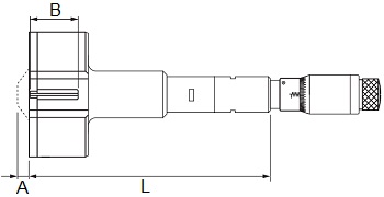 C2503300 RUPAC Micrometri per interni millesimali a 3 punte MicroMet PLUS, con campi di misura a scelta